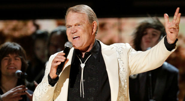 Glen Campbell sings