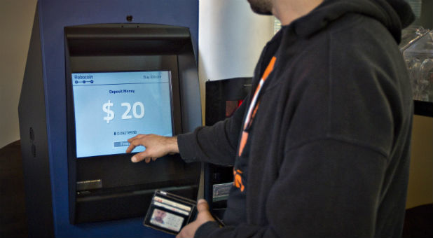 A Bitcoin ATM