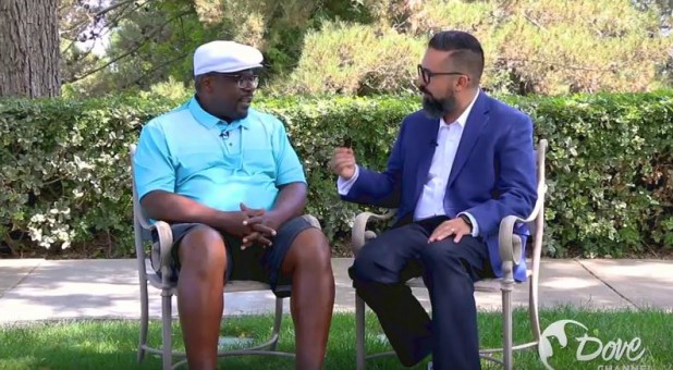 Cedric the Entertainer, left, with Matthew Faraci.