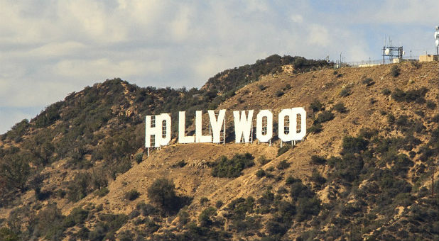 The Hollywood sign