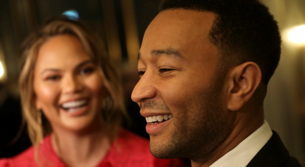 John Legend and his wife Chrissy Teigen