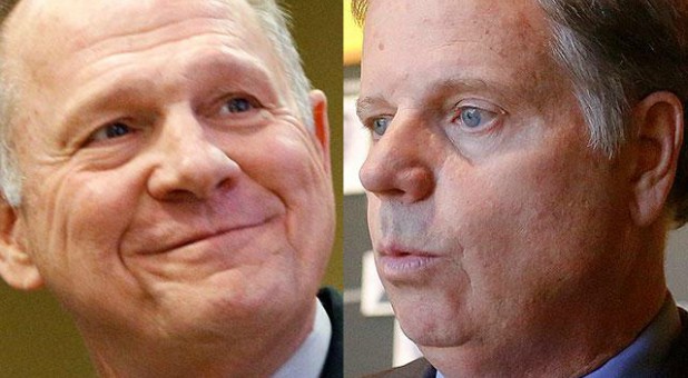 Roy Moore and Doug Jones