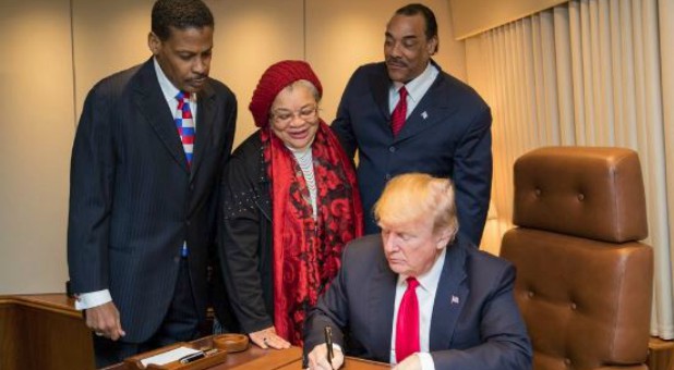 MLK’s Niece Thanks Trump for Honoring Slain Civil Rights Leader