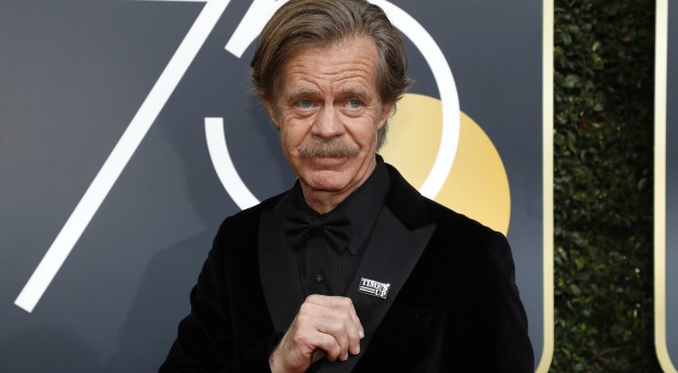 William H. Macy shows off his