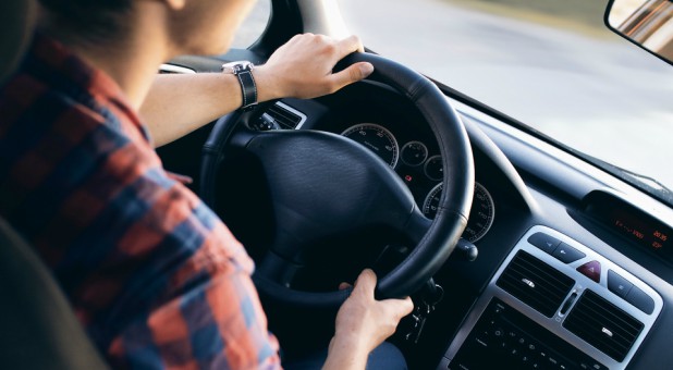 A man crashed his car because he says Jesus told him to let go of the wheel.