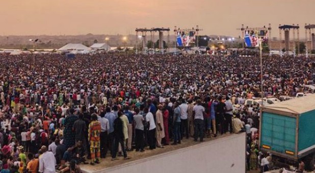 One of the rallies at Reinhard Bonnke's Farewell Crusade