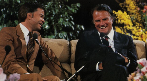 Jim Bakker with Billy Graham