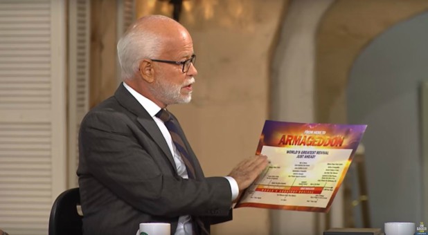 Jim Bakker takes a look at the Armageddon chart.