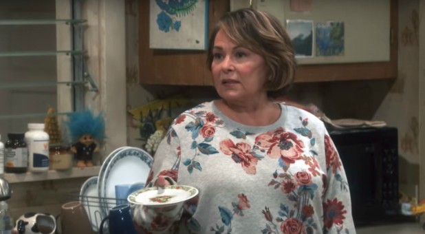 Roseanne Barr in a scene from her self-titled reboot.