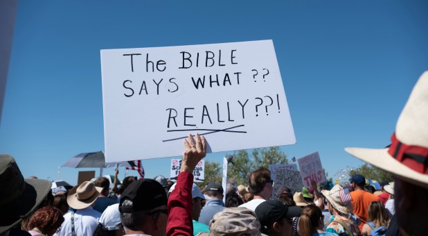 People participate in a protest against a recent U.S. immigration policy of separating children from their families when they enter the United States as undocumented immigrants.