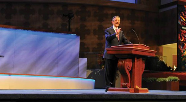 Robert Jeffress' Dallas First Baptist Church purchased a billboard that simply read,