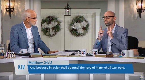 Jim Bakker with Steve Warren.