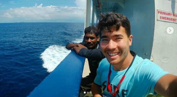 John Allen Chau, front