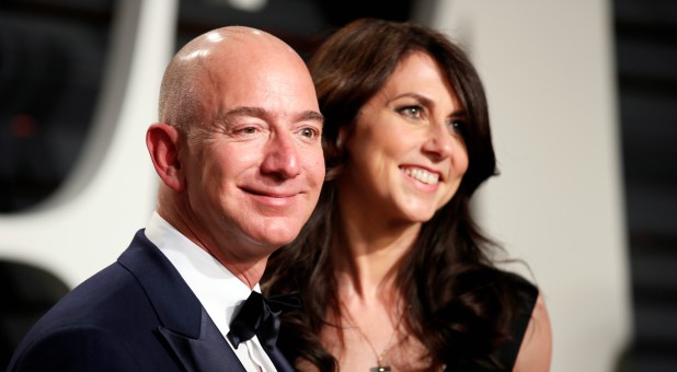 Jeff and MacKenzie Bezos