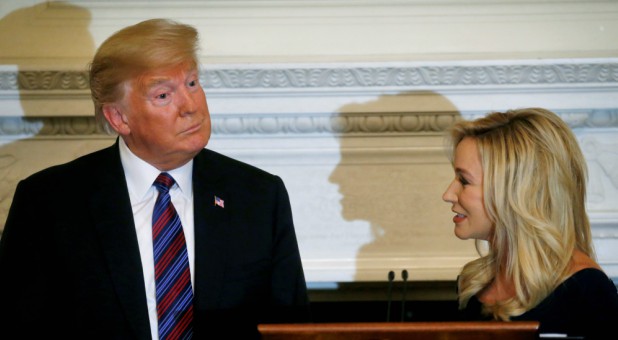 U.S. President Donald Trump and Pastor Paula White