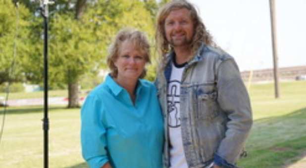 Sondra Martin Hicks with Sean Feucht