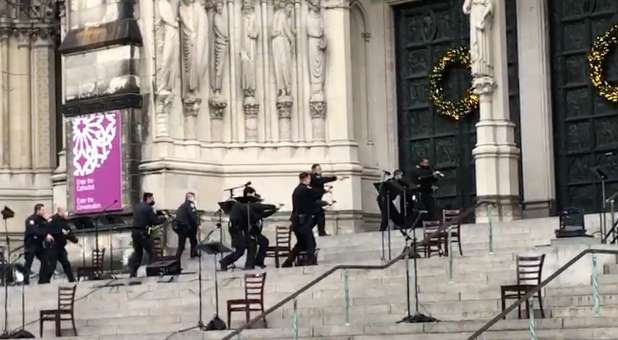 Gunman Shot by Police at New York City Cathedral Christmas Concert