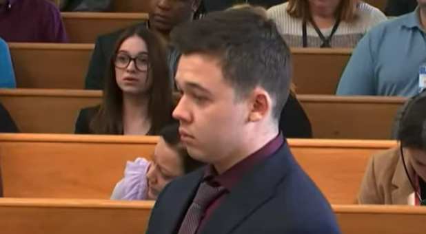 Kyle Rittenhouse listens as the verdict in his trial is being read, Nov. 19, 2021.