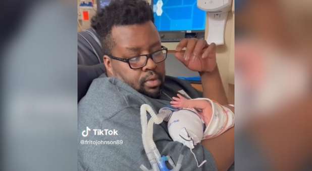 Watch As Texas Father Goes Viral for Singing Worship Song to NICU Son