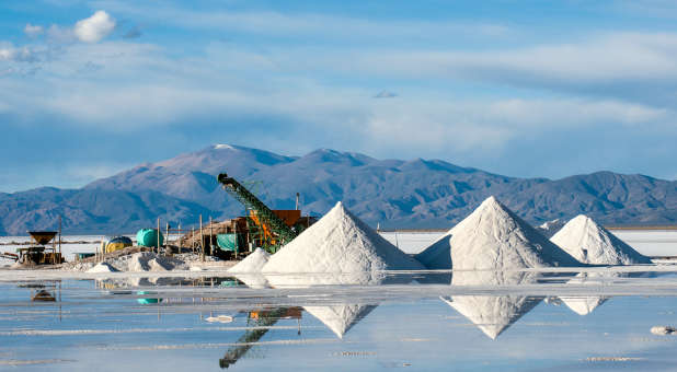 Lithium mines.