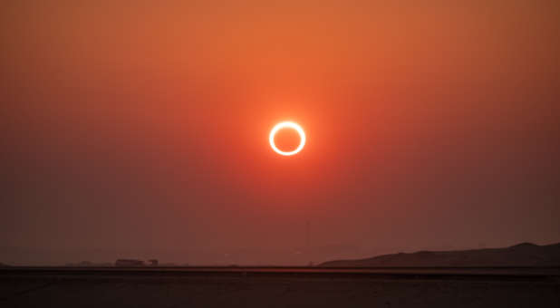 Ring of fire eclipse