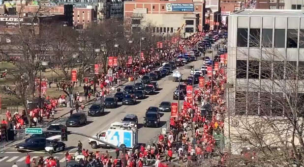 Kansas City parade aftermath.