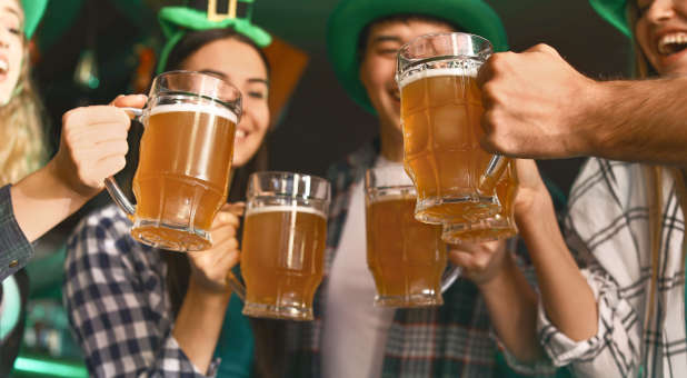 St. Patrick's Day celebration.