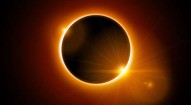 A total solar eclipse.