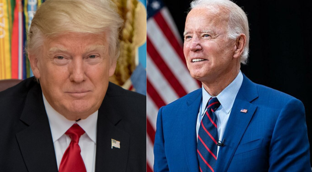 Donald Trump and Joe Biden