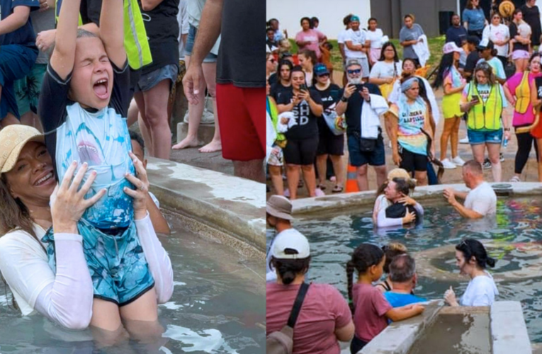 Revival is Stirring as ‘Hundreds and Hundreds’ Get Baptized in Texas Fountain