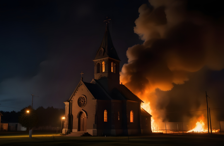 Church Building Burned Down for the Second Time