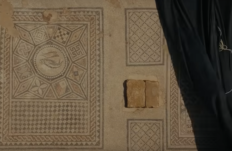 Ancient Mosaic From Earliest Christian Church On Display