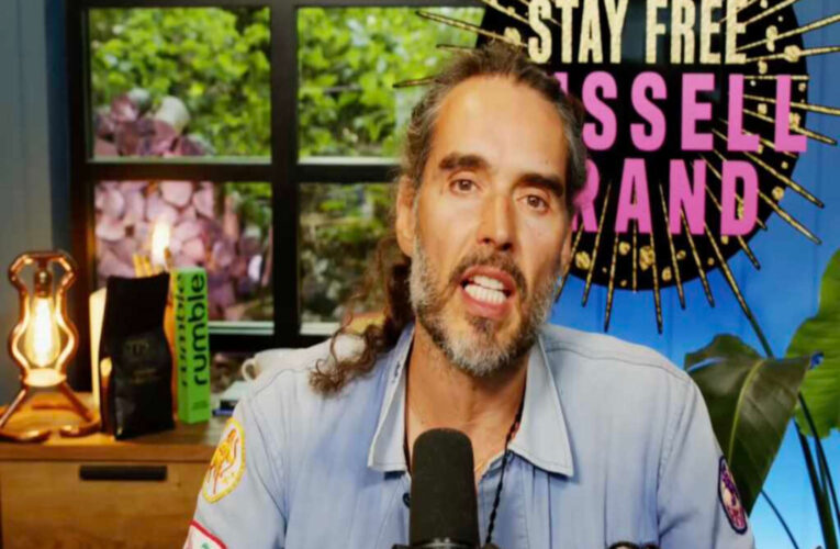 Russell Brand Says Hollywood Elites ‘Terrified of Being Exposed’